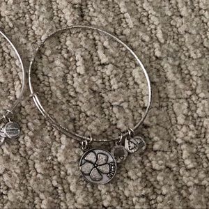 Friend silver Alex and Ani bracelet